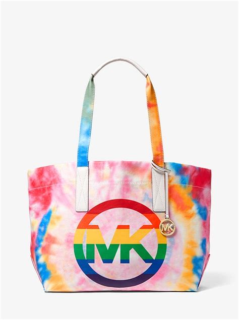 michael kors rainbow tote|michael kors black rainbow bag.